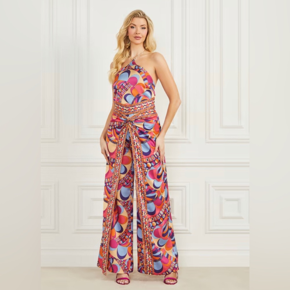 MARCIANO by Guess NEW ARRIVAL Gypset Pant. Tulum Print. Size 36/XS(USA)